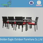 Competitve price Patio dining set PE Rattan chair and table TY0006