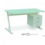 Computer Desk With Glass Table Top G2277