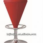 Conical-design PU bar stool JQ-36