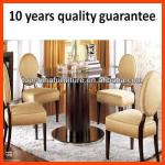 Contemporary stackable solid wood dining restaurant table and chair set THT-10753 THT-10753