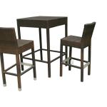 Coral Rattan 2 person Bar table and chair sets furniture design 110111