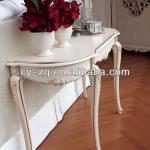 Country style Home wooden white colour classical console table W0072