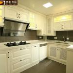 Country Style Kitchen Cabinet with white color and lovely hanle---ES0034 ES0034