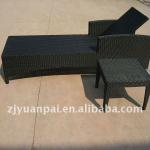 crossweave chaise lounge and table RCWZS-013