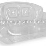 Crystal clear inflatable couch ISC-IFUN-25