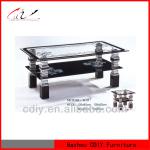 CT-716 Indian Style Glass Coffee Table and side table CT-716