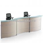 Curved Reciption table In Different Options 0236