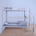 custom-made metal student dormitory bunk bed with desk