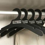 Custom Recycled Paper Clothes Garment Hanger Hook TTOP369