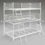 [customized]heavy duty space-saving school dormitory steel triple bunk bed/3-layer metal beds XTGH309