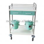 customized stainless steel cleaning trolley double bucket MC-002