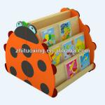 Cute Design MDF Kids Book Shelf for Kindergarten, Nursery School Furniture G08-2