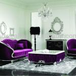 dark purple new classic leisure sofa set YL-A9032e YL-A9032e