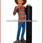 Decorative custom handmade Freddy Krueger CD racks ODM01014