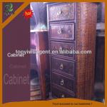 decorative storage cabinet wicker drawers TC-BI201