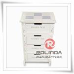 Delicate four single row with baskets drawer storage cabinet RWCC---081