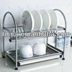 desktop staineless steel kitchen plate rack CTX18F