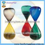 different glass color sandclock for party supply BG-7014