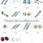 Different type and size Furniture connector bolts and nuts from factory YD(Y)-301C