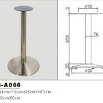 Dining Coffee Round Metal Chrome Stainless steel Table Base Table leg Furniture leg HS-A066 HS-A066