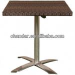 dining table with rattan weaving and folding CH-S1