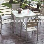 Discount outdoor furnitures non wood dining set BZ-P013