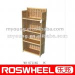 display shelf fashion display shelf wicker shelf 002