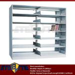 Diy single column six layers double sided book display racks steel racks school library furniture BS-1P