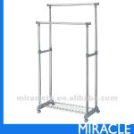 Double Bar Clothe Garment Rack H2AW