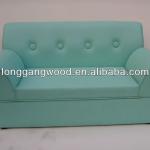 double kids/children leather sofa bed, leather armchair LG06-S097