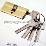 double open brass lock cylinder pg126