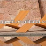 double outdoor wooden chaise lounger OC1001 OC1001