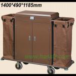 Double oxford bag Hotel housekeeping trolley HC-43