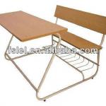 Double seater student desk and chair,school furniture manufacturer FTD25#