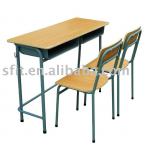 double student table with two chairs SF-3210