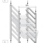 Drawer Frame And Cross Bars 10129 -- 10144