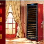 Dual-Zone Wooden Wine Cabinet W470B