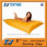 durable waterproof cheap modern oversize yellow soft beanbag beds for adult BB198