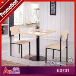 E0731 table and chair for coffee shop/coffee shop tables and chairs/cafe table and chairs E0731