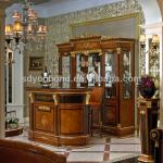 E38 Wood classic bar table and cabinet E38