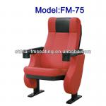 Economic popular cinema chair with cup holder fo sale FM-75 FM-75