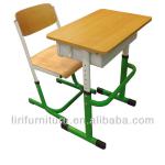 education desk and chair wooden school funiture LRK-0802