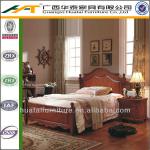 Elegant antique wooden king size bed comfortable beds bedroom furniture WB-A-2021