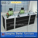 elegant black office receiption desk SH-Q004