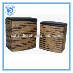 elegant design classic storage basket seat stool SG201309-30pc