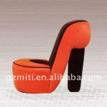 Elegant Kid&#39;s fabric high-heel shoe chair M0013-X-55