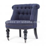 Elegant morden fabric blue accent chair (GK8007) GK8007