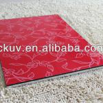 Embossed color painted mdf uv board for cabinet &amp; wardrobe CH-16-D