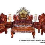 Emperor Set, with 3 different kind of auspicious wood, and 3 different kind of auspicious animal (god animal) SS001-1