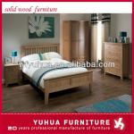 Environmental Oak Material Queen Size Wood Bed YH-BE305